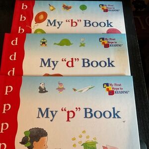 Books (3) - alphabet books  B,D and P.  K 142